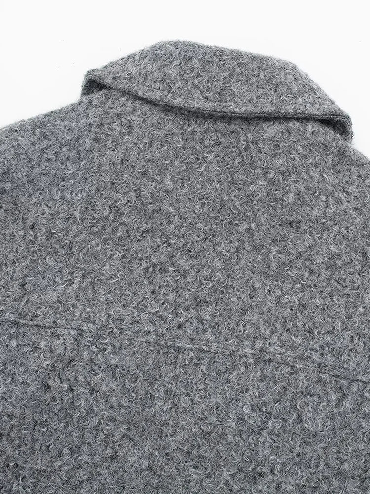 Virginia | Giacca Vintage con Zip e Collo a Revers