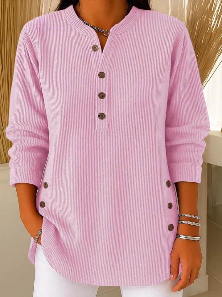 Vincenzina | Tunica Henley con Bottoni