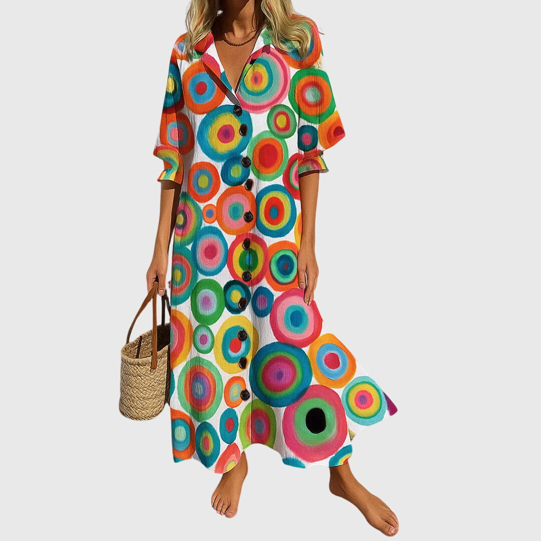Gelsomina | Abito Boho Elegante e Snellente