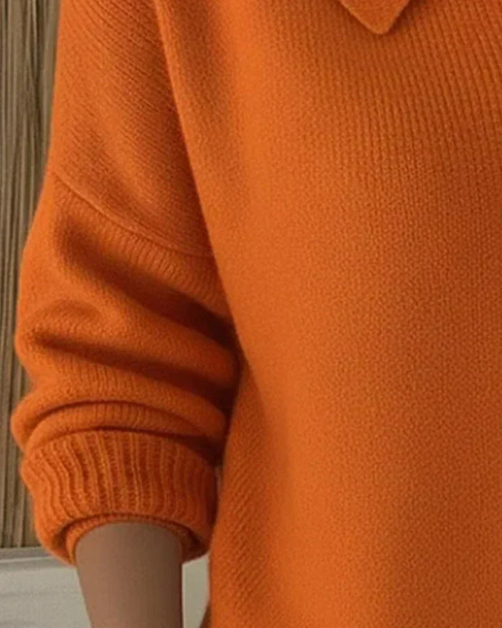 Marisa | Cardigan in Maglia con Collo a Camicia