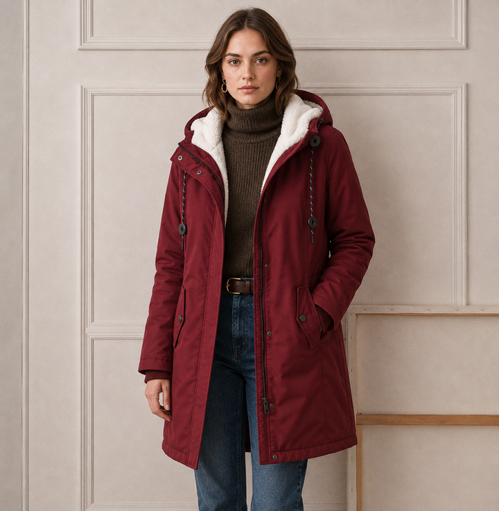 Alessia | Cappotto Invernale con Cappuccio