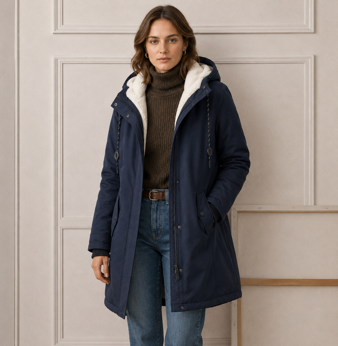 Valentina | Cappotto Invernale con Cappuccio