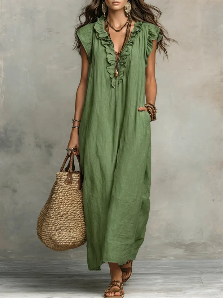 Cecilia | Elegante Abito Maxi Estivo